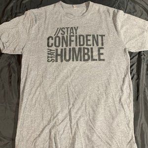 Gray Positive Graphic T-Shirt